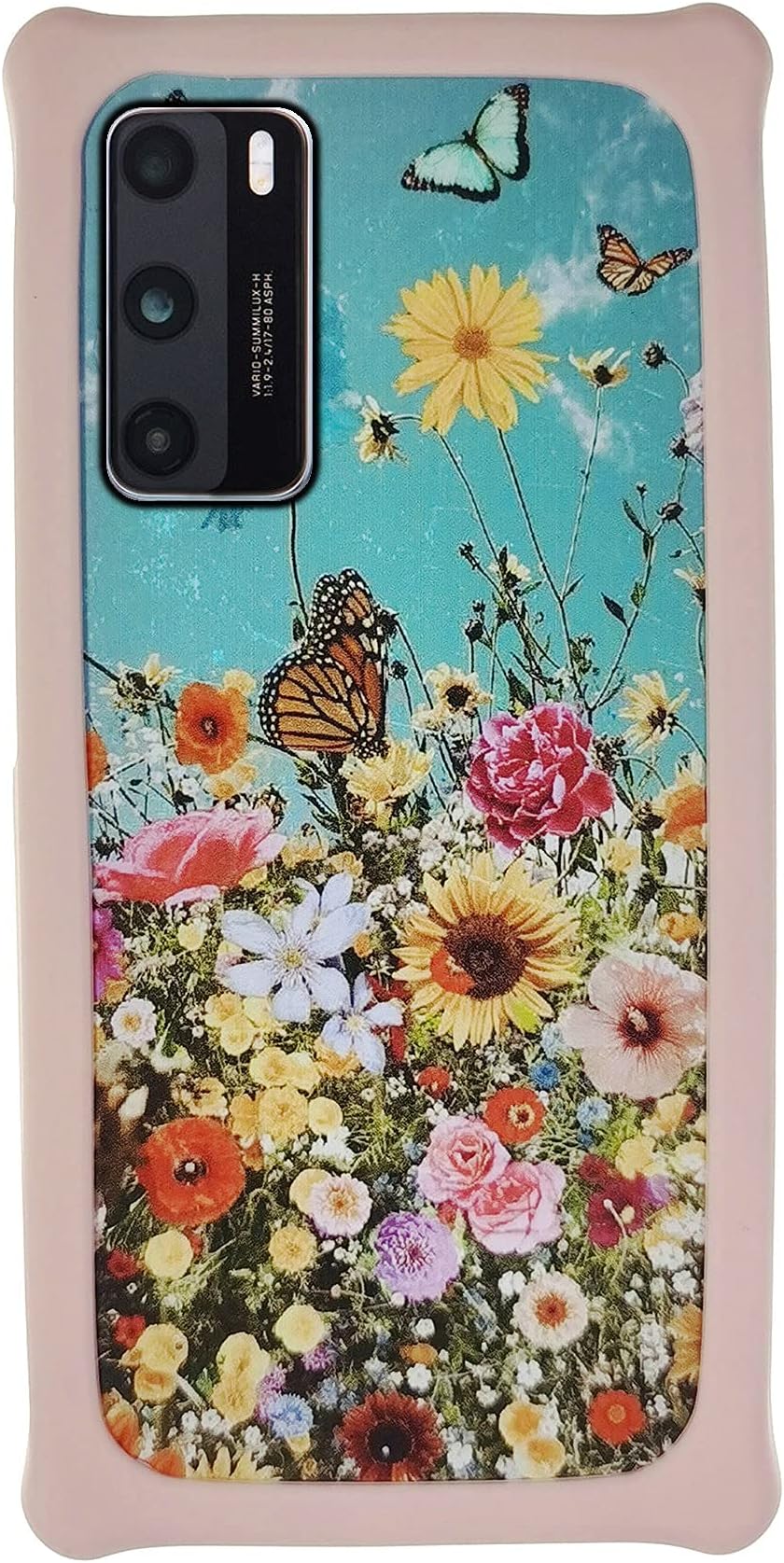 HUAYIJIE Case For ZTE N817 QLink Wireless Legacy Phone Case Hard Backplane + Soft Silicone Frame Cover PCHDH