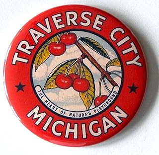 Traverse City Michigan Fridge Magnet (2.25 inches)