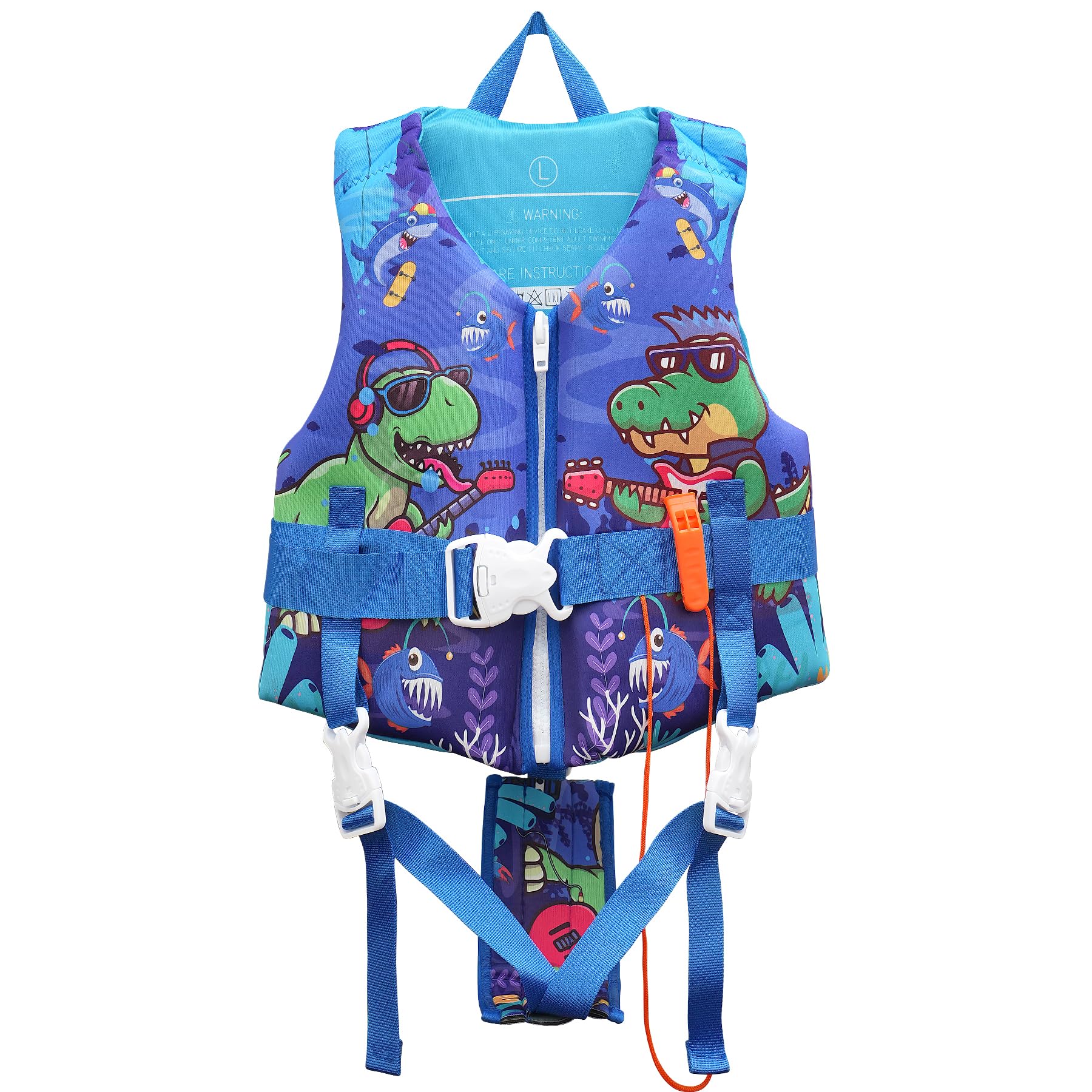 Toddler Swim Vest with Adjustable Strap for 22-30-40-50-90lbs Boys Girls Swimming Aids for 1-9+ Years Toddlers Kids Float Jacket Suit for Swim Sea