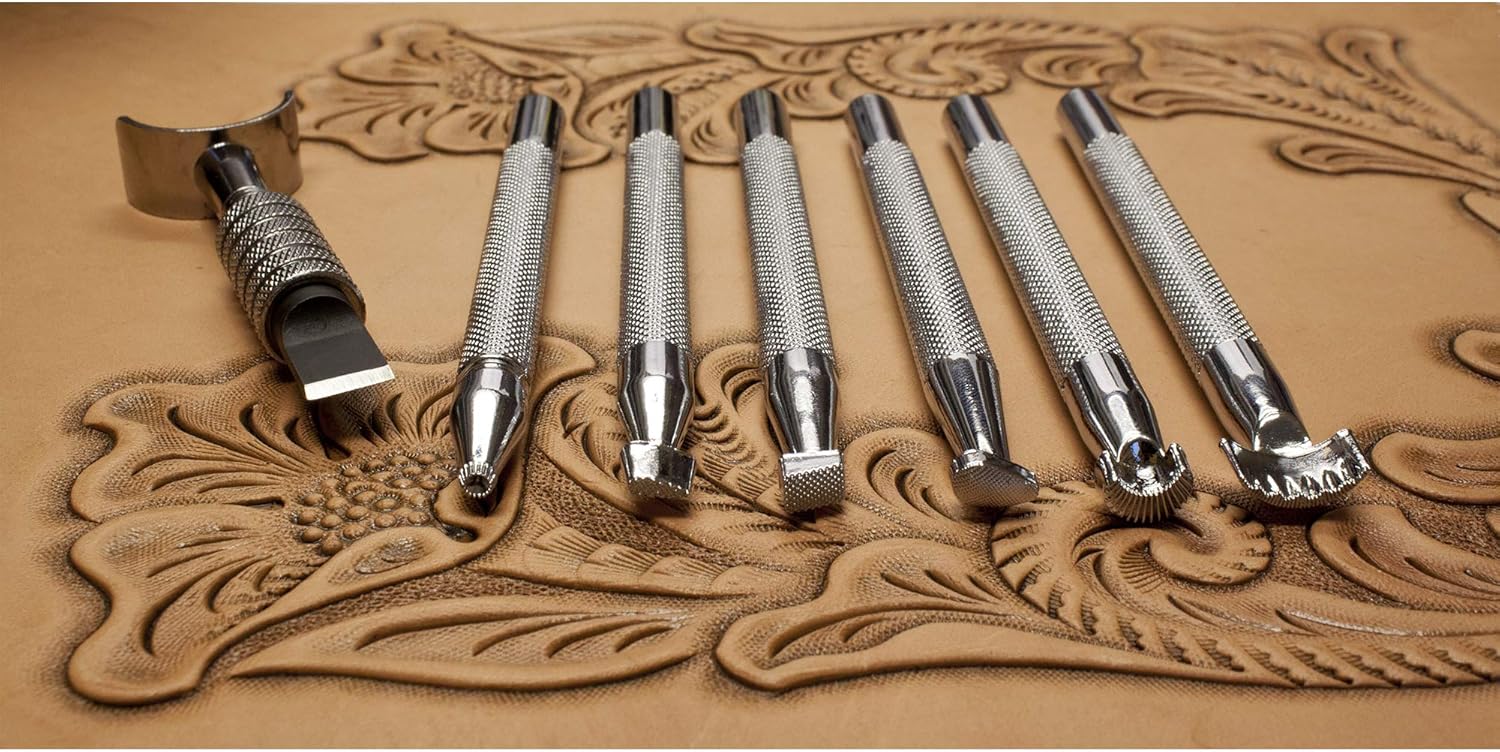 Realeather Crafts Basic Tooling Set with Knife