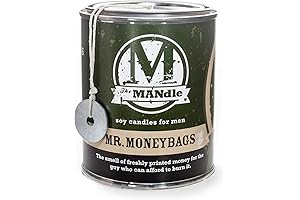 Eco Candle Co. The Mandle Soy Candle for Men: Scents of Freshly Printed Money