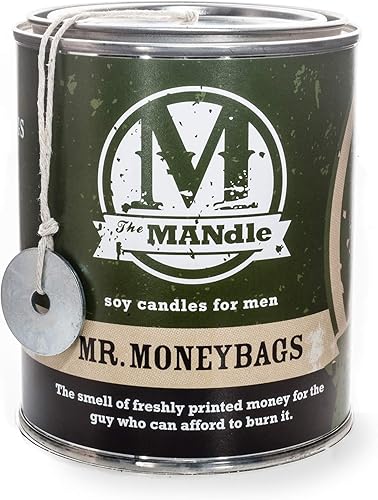 Miniatura 13 de Eco Candle Co. The Mandle - Vela de soja para hombres, aromas de lavanda, vainilla y polvo de bebé, Mr. Mom, lata de pintura de 15 onzas, 100% cera