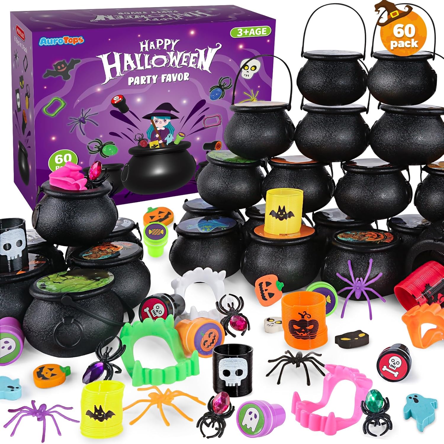 Halloween Party Favors Cauldrons