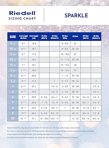 Miniatura 6 de Riedell Sparkle Ice Skates - Cómodos y hermosos patines de hielo recreativos para mujeres y hombres con parte superior de apoyo y cuchillas suaves