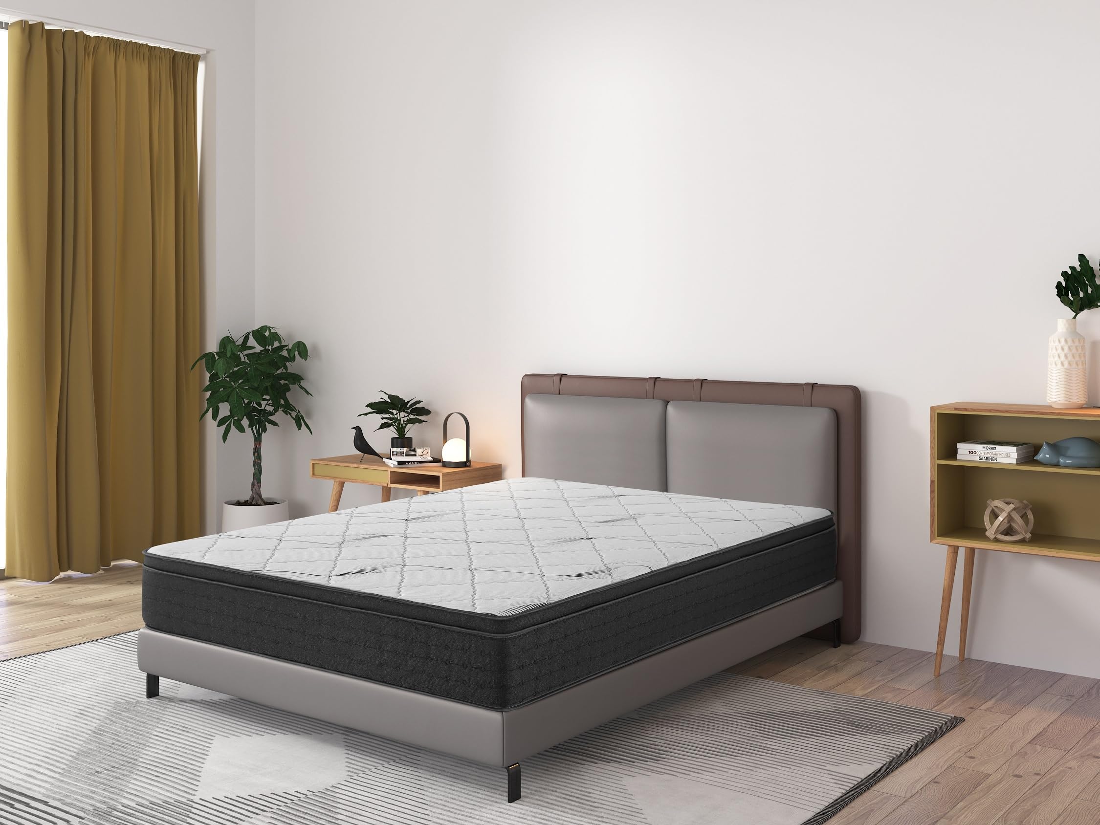 IZTOSS Matelas Luxe 90x190,ErgonomiqueConfort Optimal,22CM Epaisseur