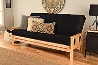 Vista 82 de MFD Futón Montana, Verde, Tela Madera, Colchón de ante de turba