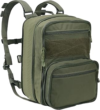 Tactical Expandable Flatpack, Chest Rig Backpack MOLLE Assault Pack Hydration Pack for PC Vest Ranger Green