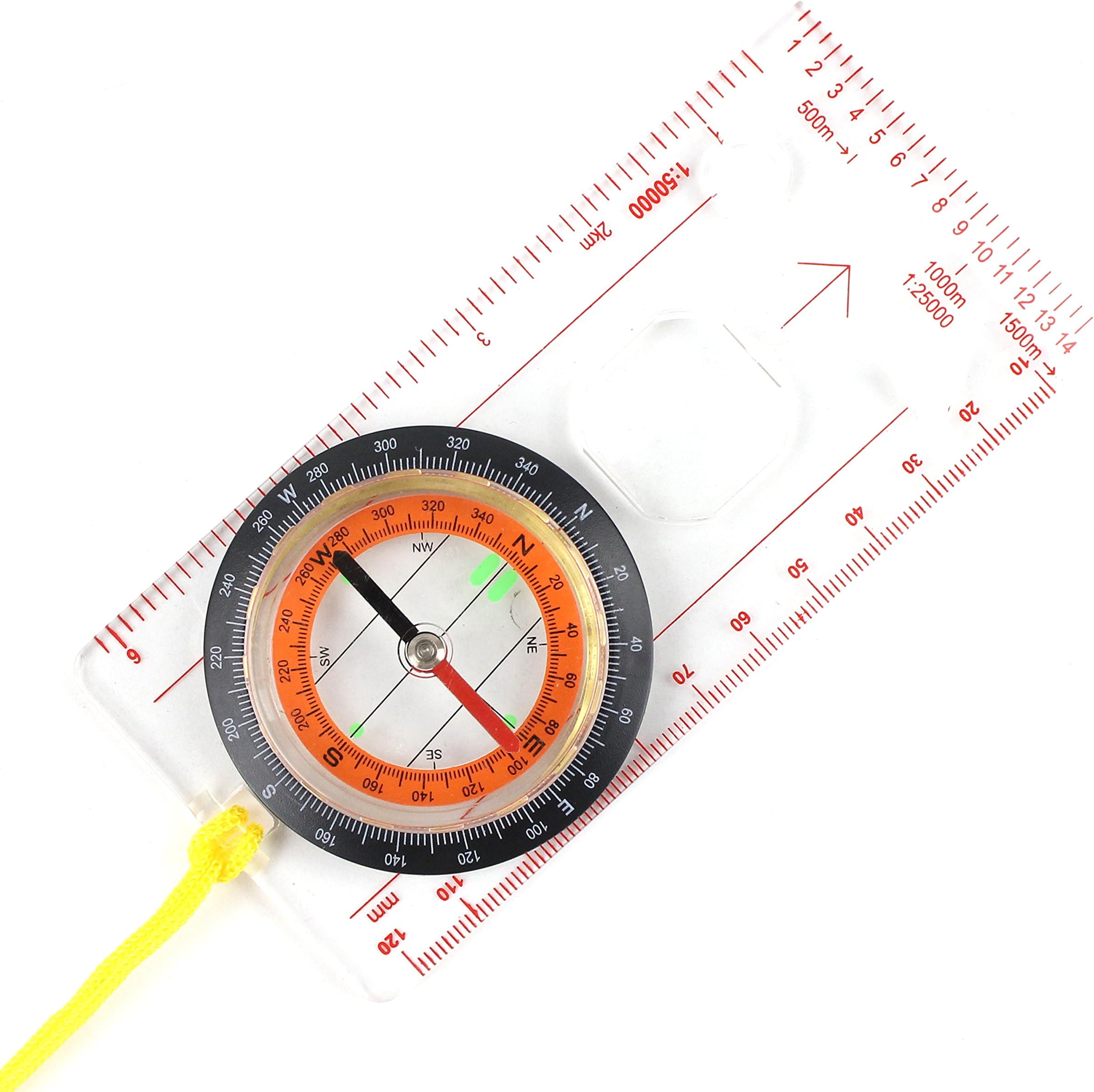 DETUCK(TM Liquid Field Compass Professional Map Compass Navigation Compass