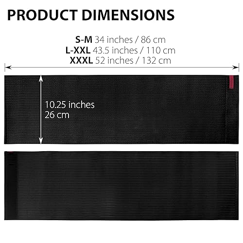 Miniatura 5 de ORTONYX Carpeta abdominal de 10.25 pulgadas para hombres y mujeresenvoltura posoperatoria posoperatoria posoperatoriacinturón de soporte para hernia