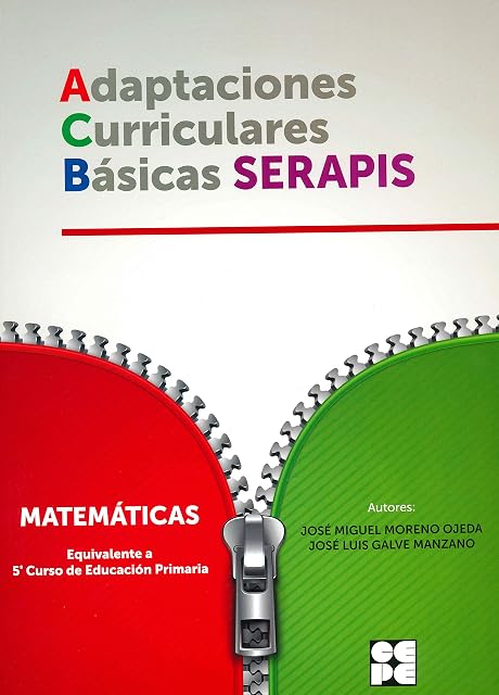 Portada de Matematicas - 5º Educacion Primaria. Adaptaciones Curriculares Basicas