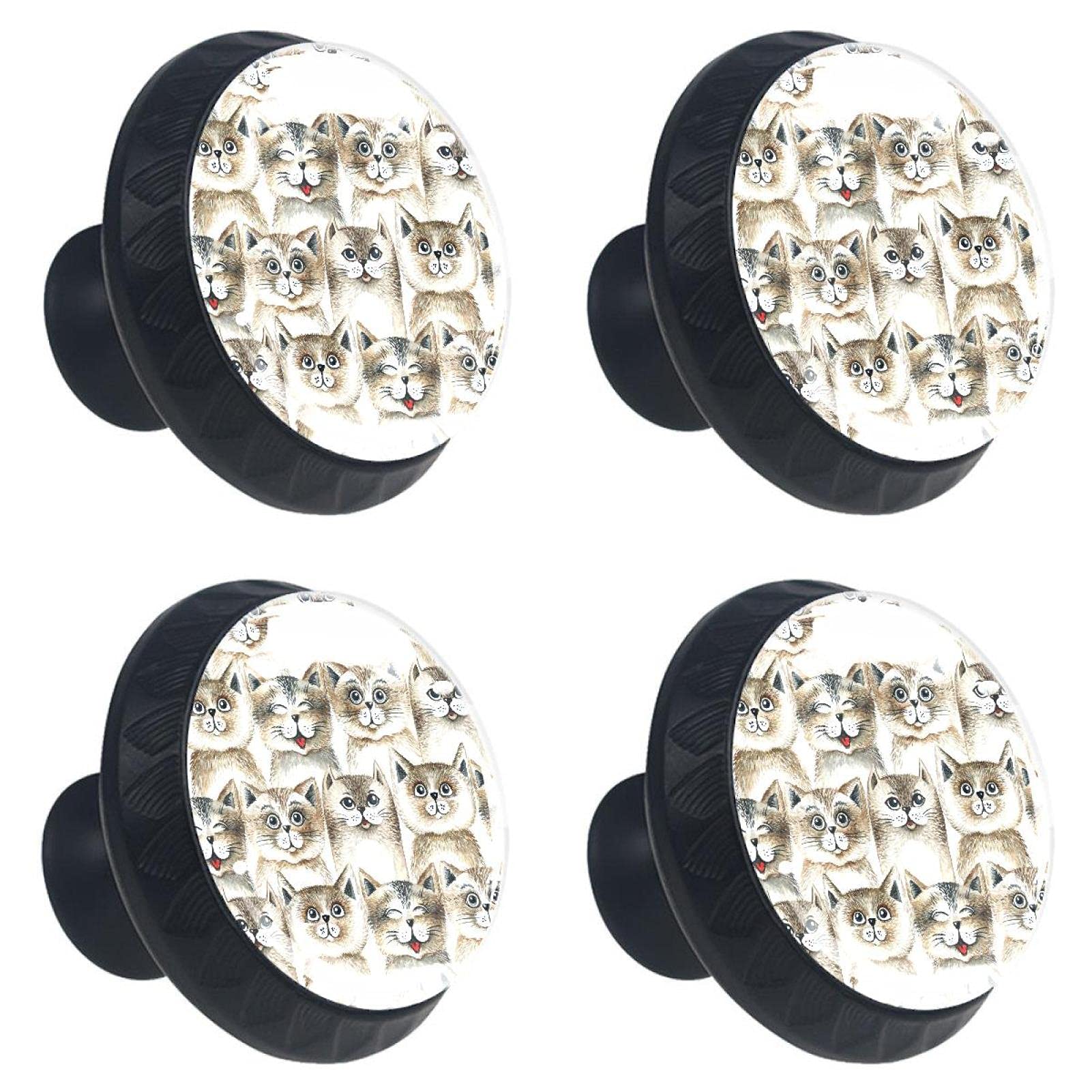 Bouton de tiroir en verre cristal rond pour sublimer la commode de chambre