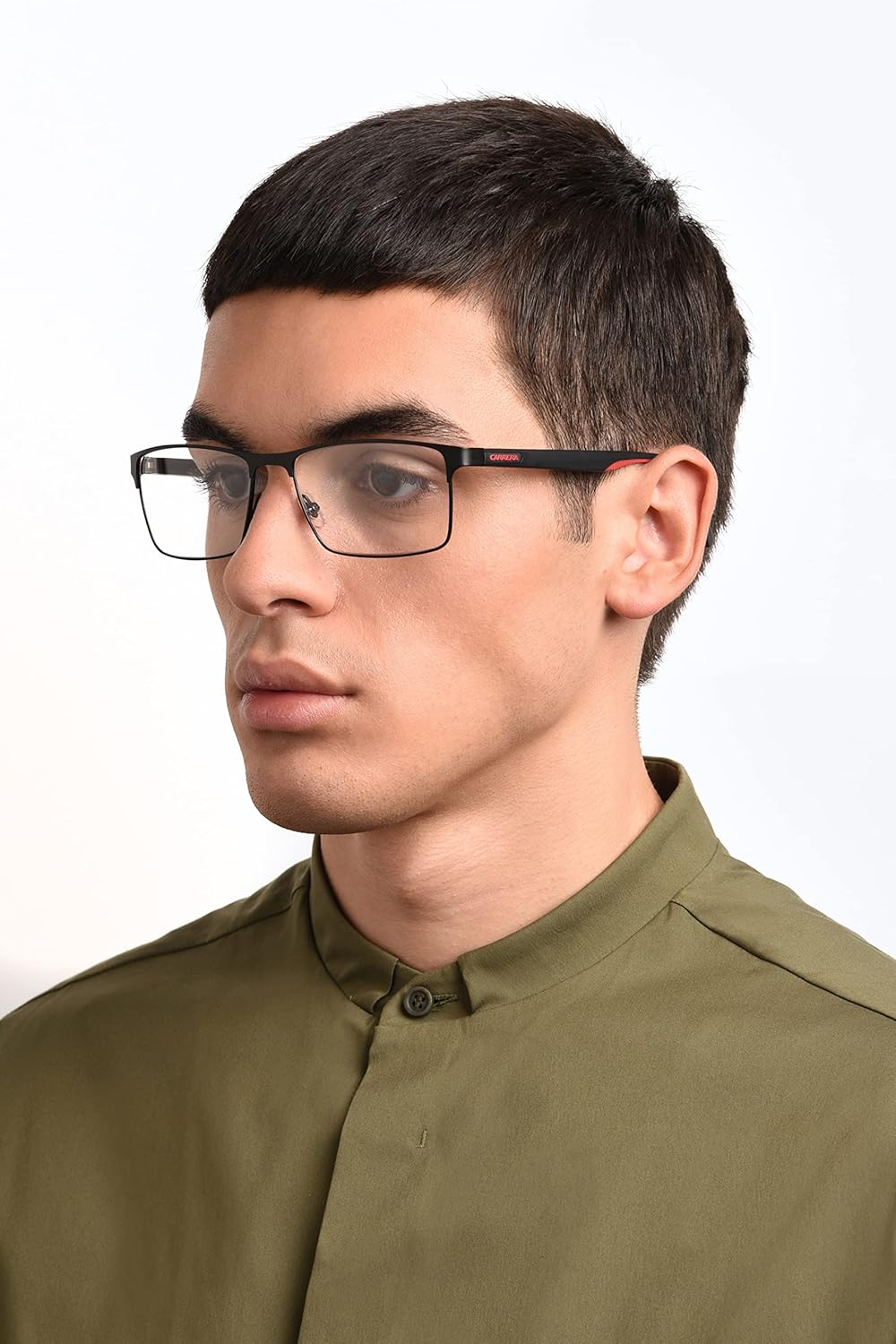 Carrera mens Carrera 8863 Rectangular Prescription Eyewear Frames