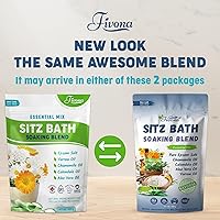 Vista 2 de Hemorrhoid Care Postpartum Care Bartholin Cyst Relief - FIVONA Sitz Bath Salt Natural Epsom Blend with Essential Oils Soak - 14.1 oz