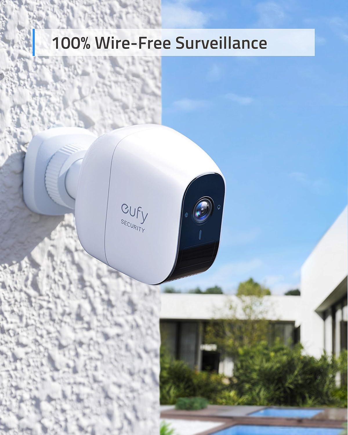 eufy Security, eufyCam E, Wireless Security Camera, 365-Day Battery Life, 1080P HD, 2-Way Audio, IP65 Weatherproof, Indoor and Outdoor Use, Add-On Camera, Requires HomeBase or HomeBase E