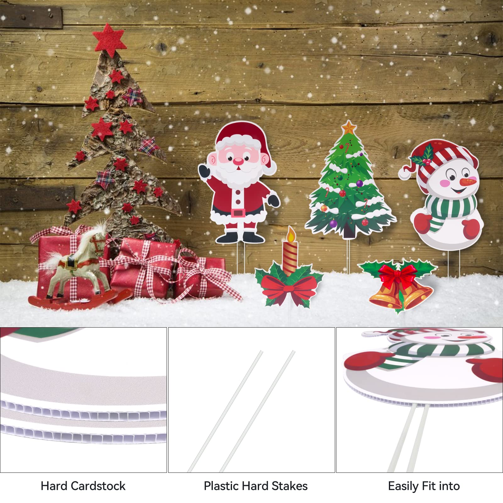 Snapklik.com : Christmas Decorations 8 Pieces,outdoor Christmas