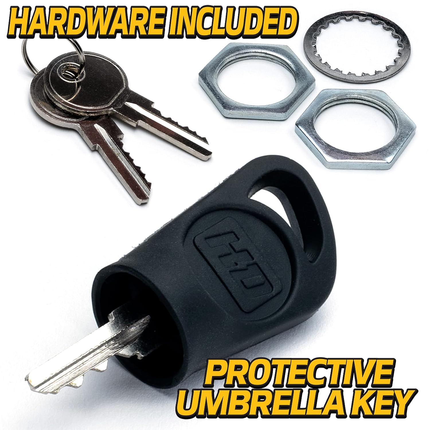 HD Switch AM132500 Key Switch Module w/Replaceable Ignition Switch & Premium Umbrella Key fits John Deere GX255 GX325 GX335 GX345 GX355 OEM Upgrade w/ 4 Keys