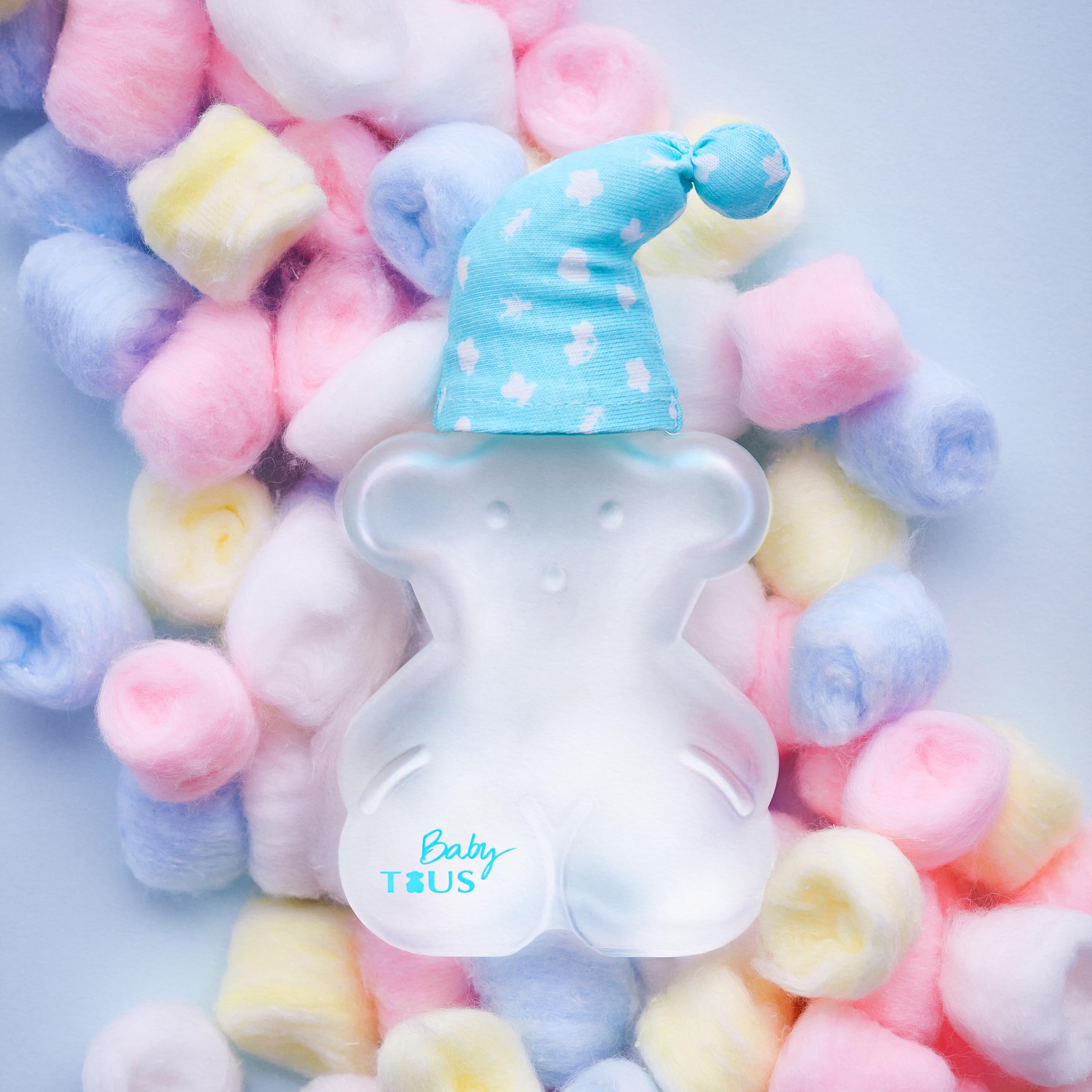 Tous Set de perfume para bebé, 100 ml de agua de colonia para bebés, un neceser y un mordedor para bebés