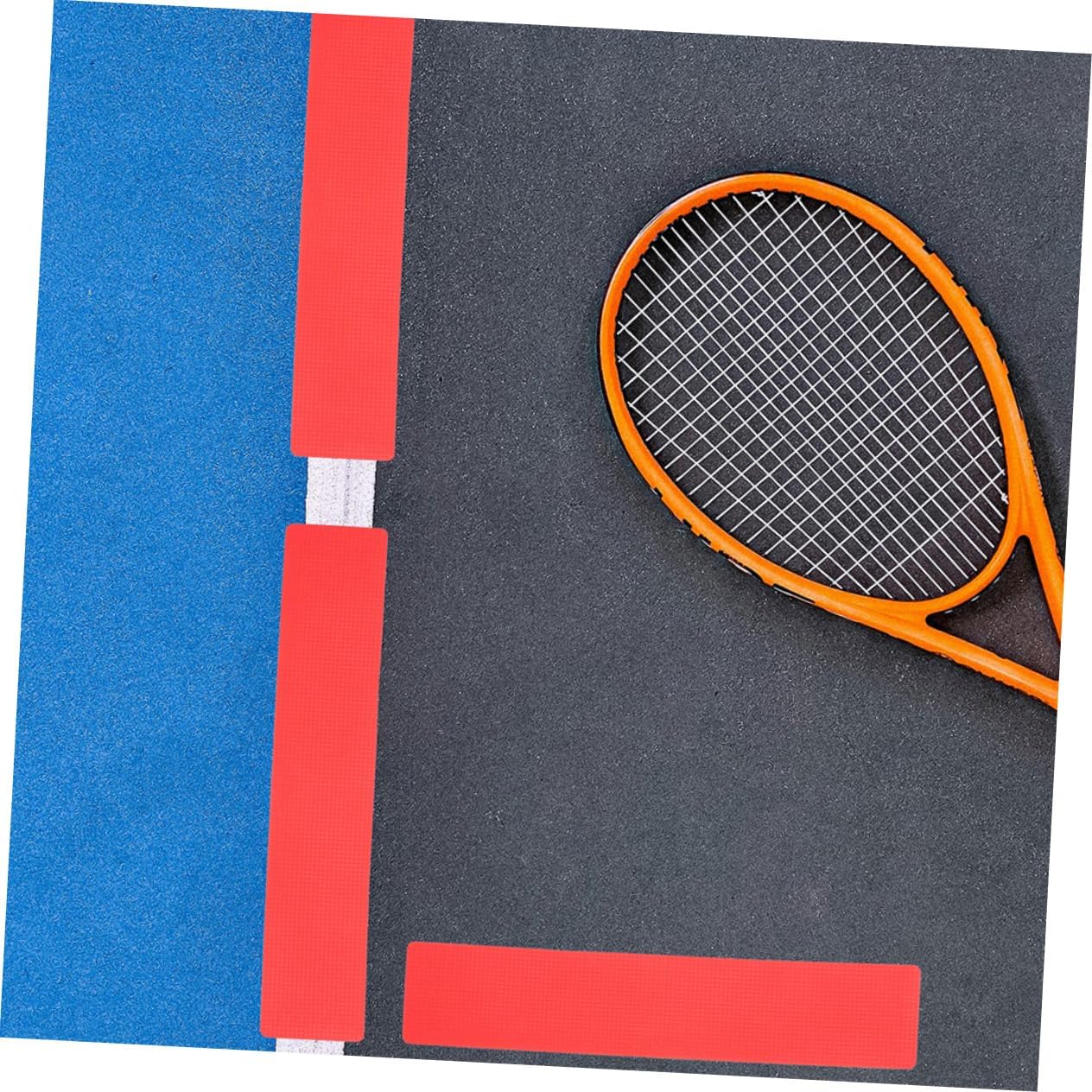 BESPORTBLE Rectangular Landmark Mat Throw Down Markers Training Marker Pickleball Court Lines Agility Markers Court