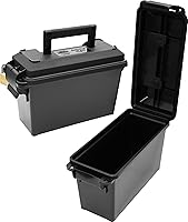 Vista 3 de MTM AC30T Ammo Storage Box, 30 Cal Ammo Can, Excellent Field Boxes, Water and Dust Resistant, Lockable Storage Box with Handle, Secures Hunting