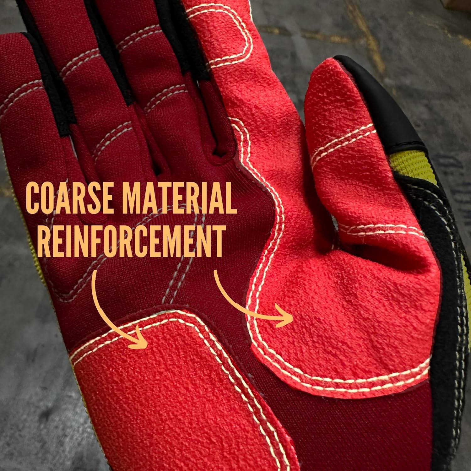 Cestus 3084, ANSI Cut A2 Impact Gloves, (1,3,10,50 pairs) Heavy Duty Work Gloves for Construction and Oilfield - Image 3