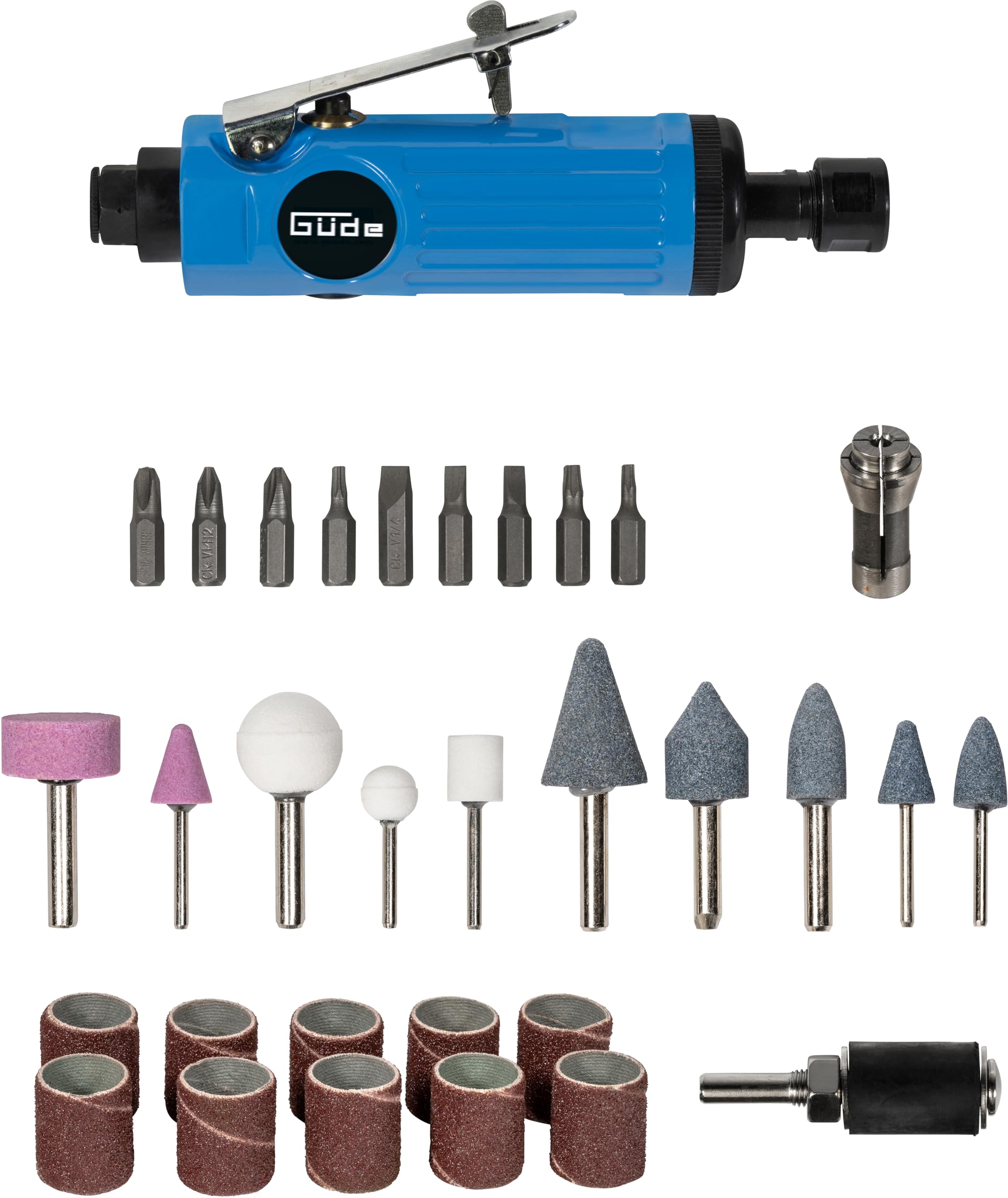 Güde 40401 - Herramientas de aire kit 71 Pcs