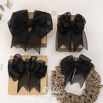 新品未使用 AND MARY Natalie ribbon set Black ANDMARY】Natalie ribbon set