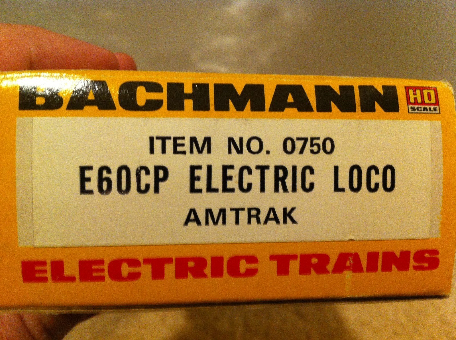 Bachmann Amtrak E60-CP Locomotiva Elettrica Illuminata #0750 HO Treno Auto Mai Correre
