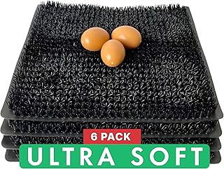 6X Ultra Soft Washable Chicken Nesting Pads - Premium Food Grade Mats, 100% BPA Free, Durable & Easy to Clean