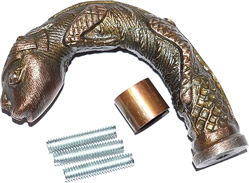 Miniatura 2 de aasiya nautical Bastón elegante de aluminio hermoso con mango de dragónbastón antiguo con estilobastón para caminar