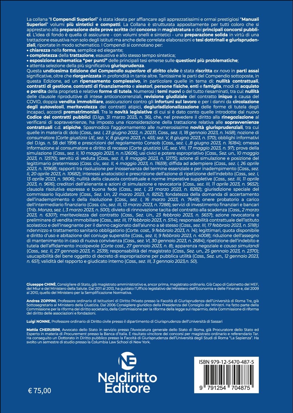 Compendio di diritto civile 2023-2024