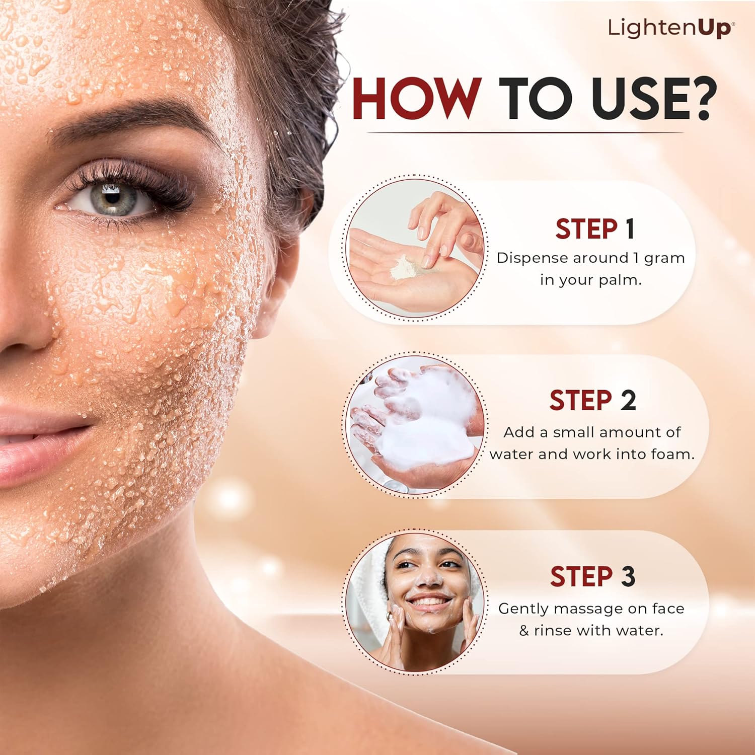 LightenUp Powdered Exfoliating Cleanser 75g