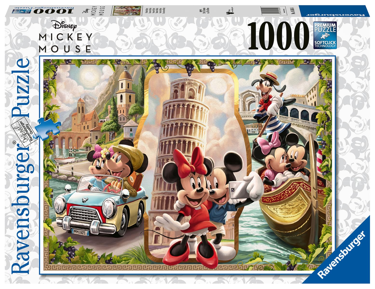 Ravensburger Disney Mickey Mouse: Vacation Mickey and Minnie 1000