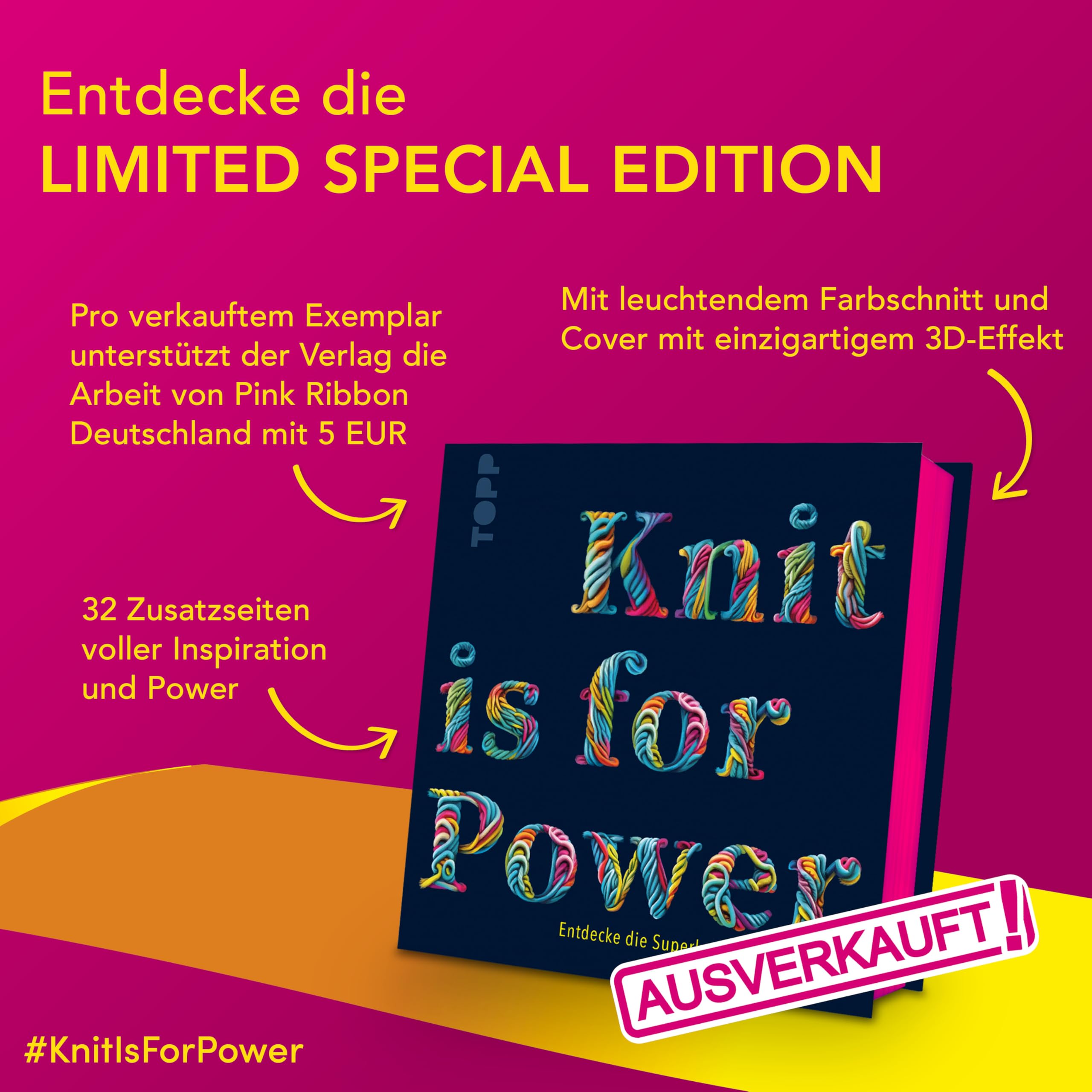 Knit is for Power - Limitierte Special Edition: Entdecke die Superkraft des Strickens