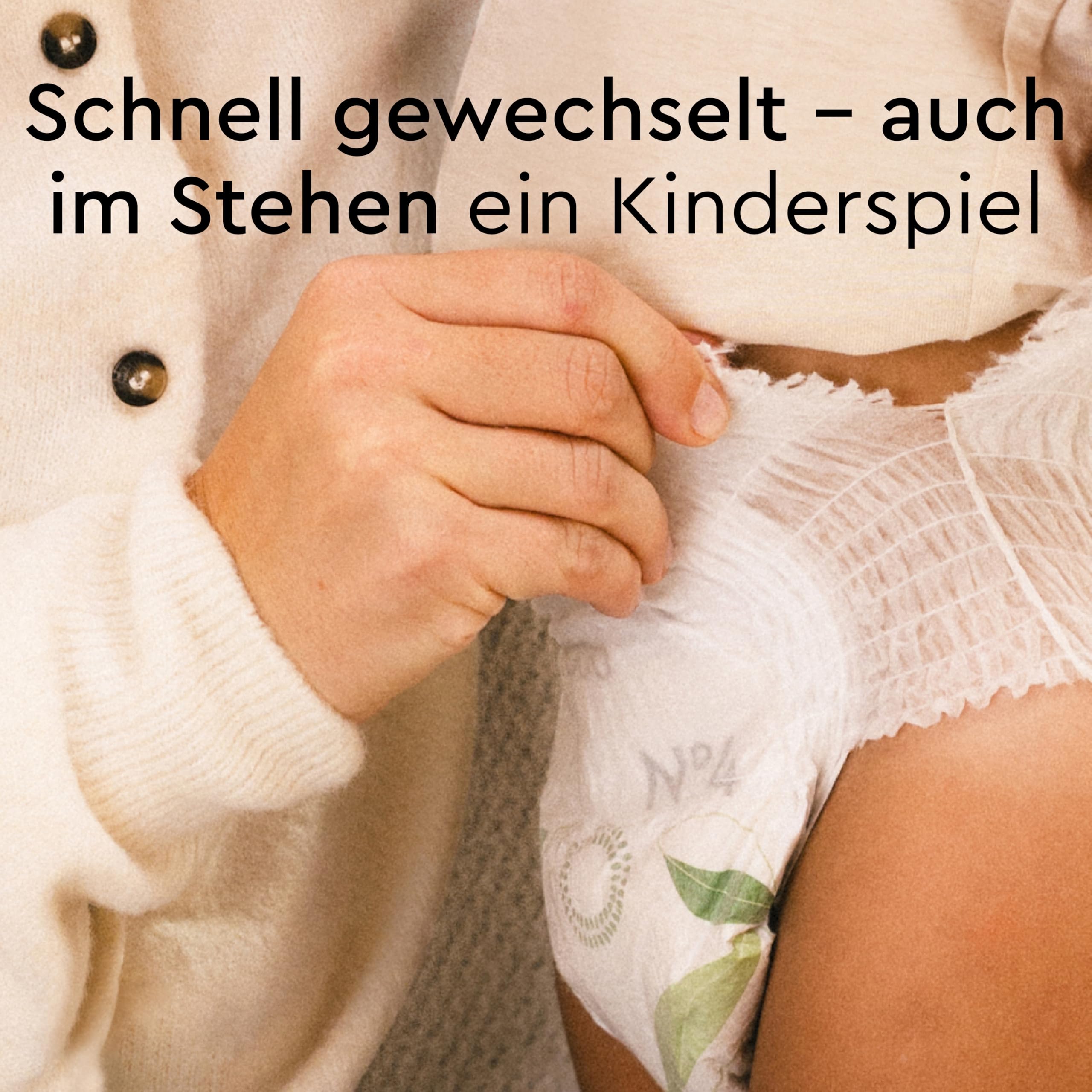 LILLYDOO green Baby Windeln Pants - Größe 6 (13+ kg), Monatsbox (114 Höschenwindeln), Sicherer Auslaufschutz - Hautfreundlich, Chlorfrei & Ohne Lotionen für empfindliche Haut, Dermatologisch getestet