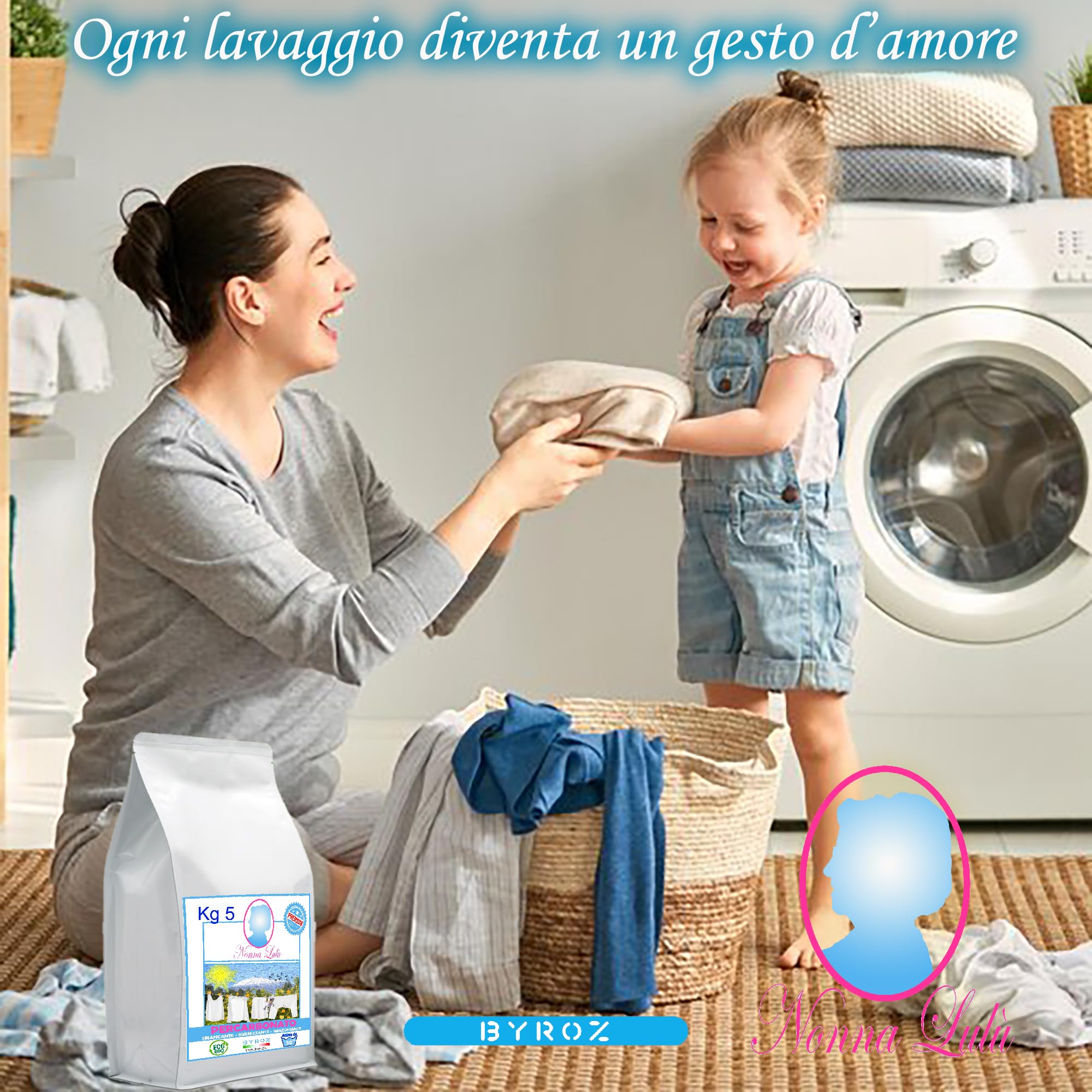 Acido Citrico Per Pulizia Calcare 5kg. Biologico, Multiuso, 100%Naturale,+ 5kg Percarbonato di Sodio Puro - Sbiancante, Igienizzante Naturale ideale per detersivo lavatrice, Attivo già a 30°