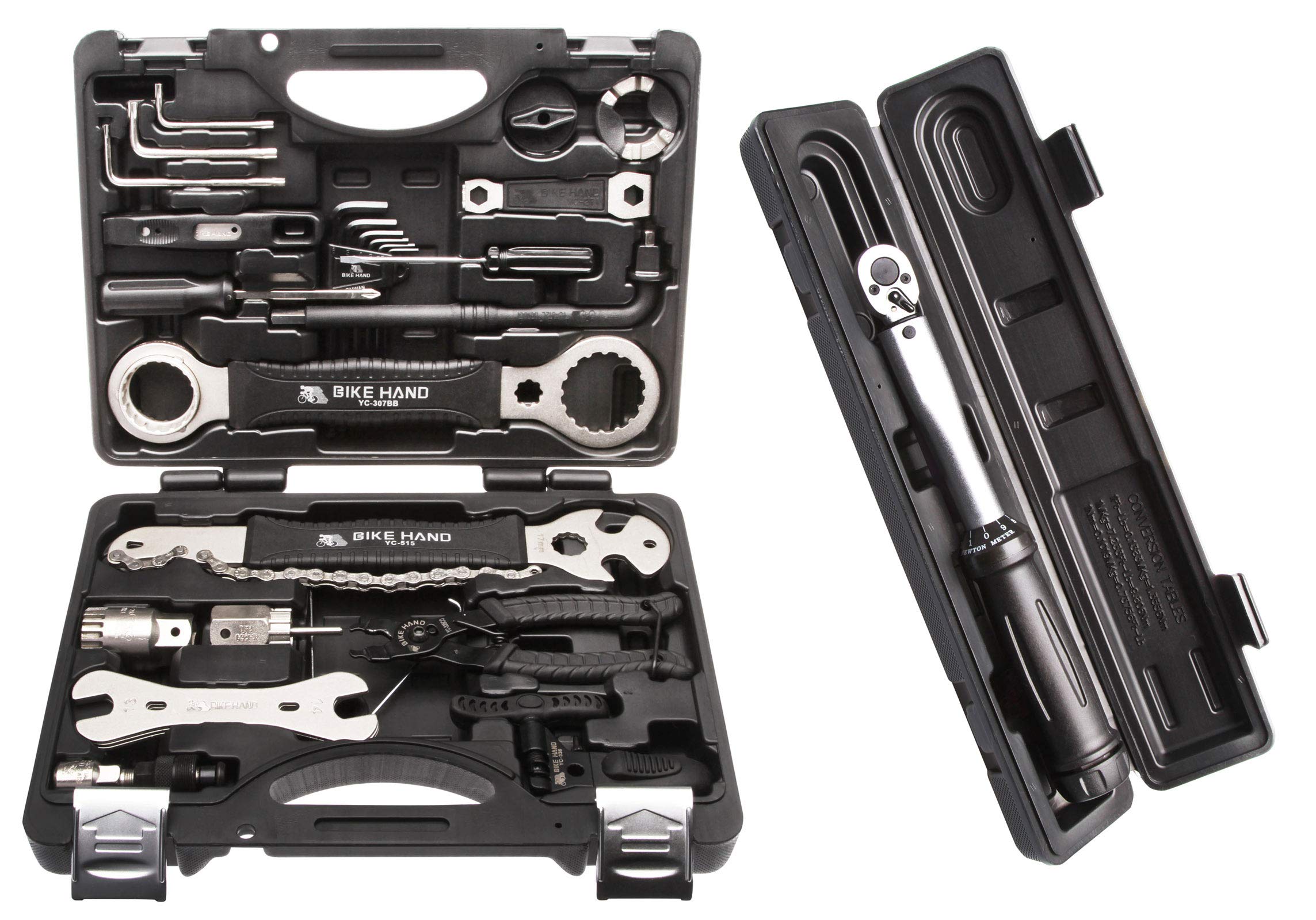 otgerlensker products Universeller 30 TLG. Fahrrad Werkzeugsatz + Drehmomentschlüssel 1/4 Zoll 10-50 Nm