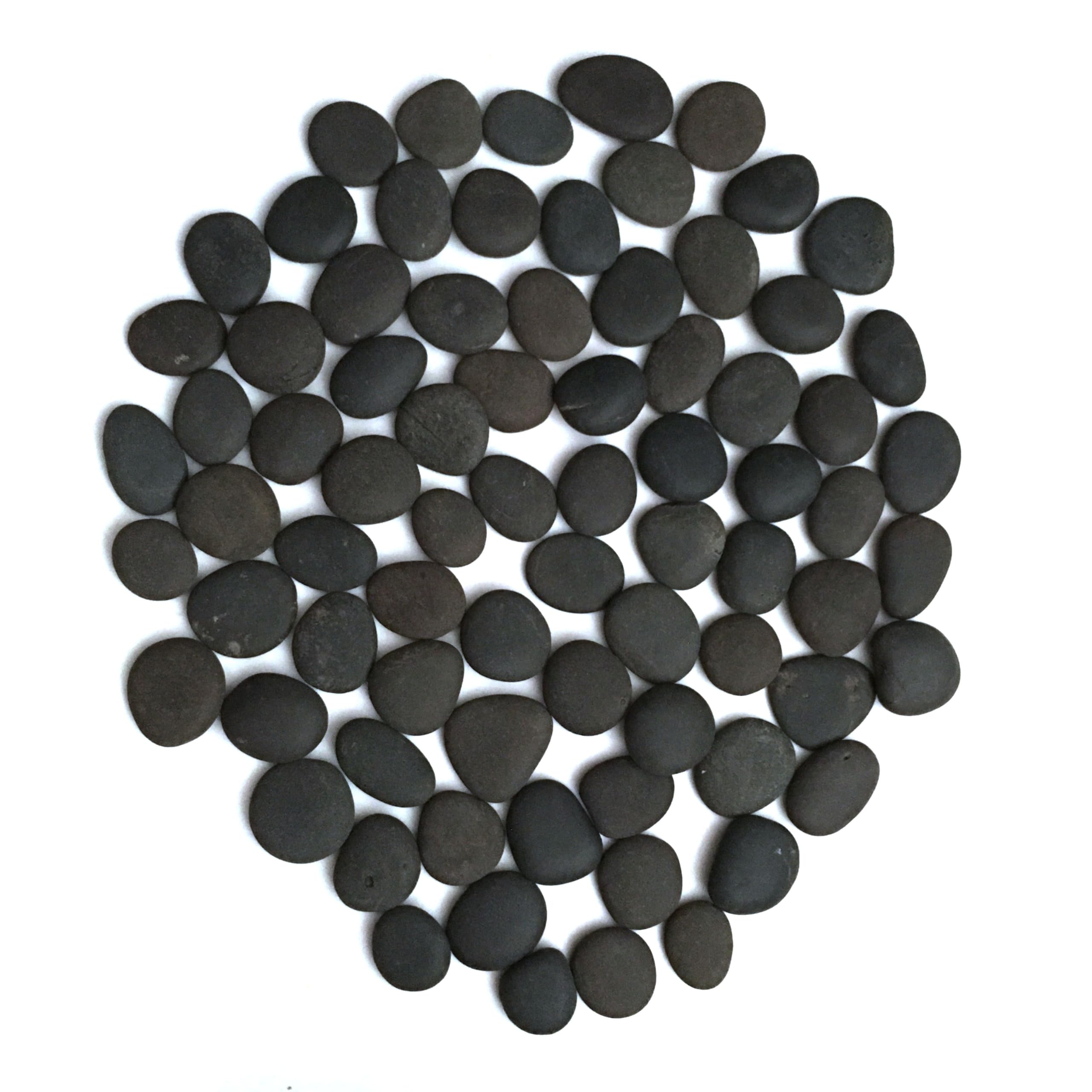 ruidinaways 800g Gray Natural Pebbles Gravel,Smooth Flat River Stones for Painting Arts and Crafts DIY Aquarium Decor Flowerpot Landscaping (1-2.5CM) - Image 4