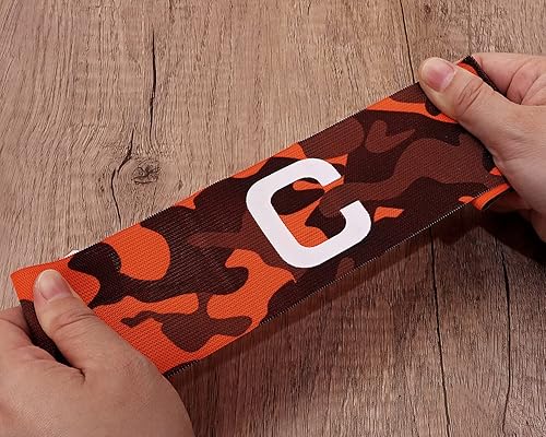 Miniatura 3 de ONLYKXY Captain Armbands 6x37CM2.36x14.56 pulgadas Ajustable Líder Brazalete para Fútbol Baloncesto Voleibol Escuela Equipo Competición Entrenador