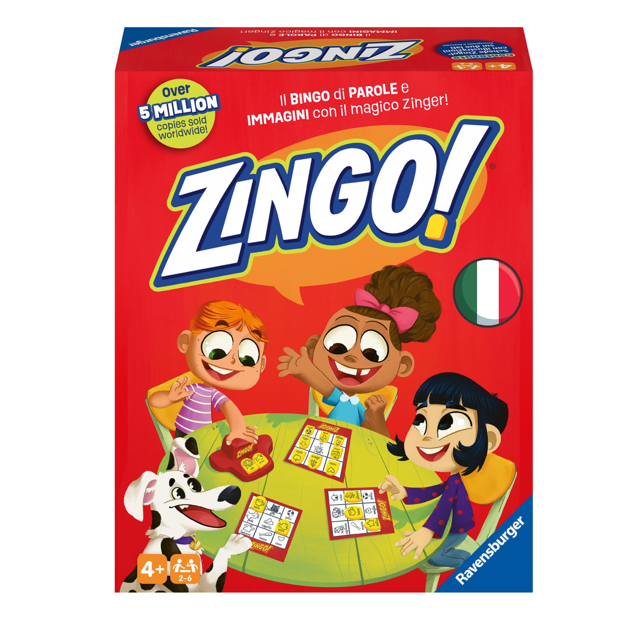 Ravensburger - Zingo | Giochi Da Tavolo Bambini 4 Anni O Più | 2-​6 Giocatori | Giochi Società | Gioco Da Tavola Per Tutta La Famiglia