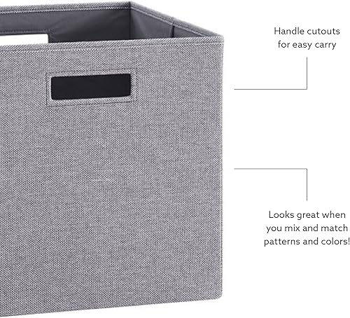 Miniatura 6 de Linon Dawes - Contenedor de almacenamiento (2 unidades), color gris