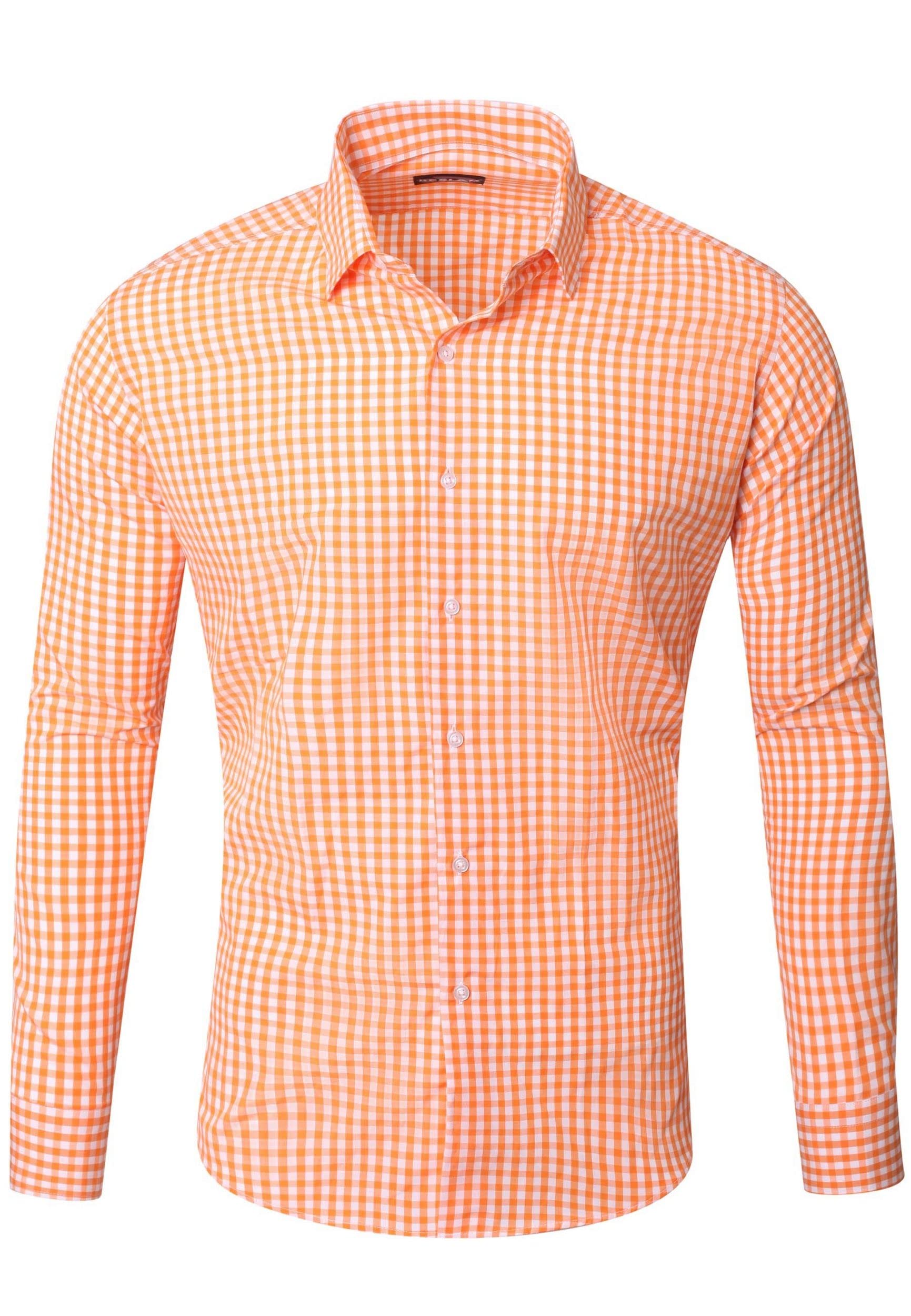 Reslad RS-7007 Geruit overhemd voor heren, slimfit, strijkvrij, vrijetijdshemd, klederdrachthemd, grijs, XL