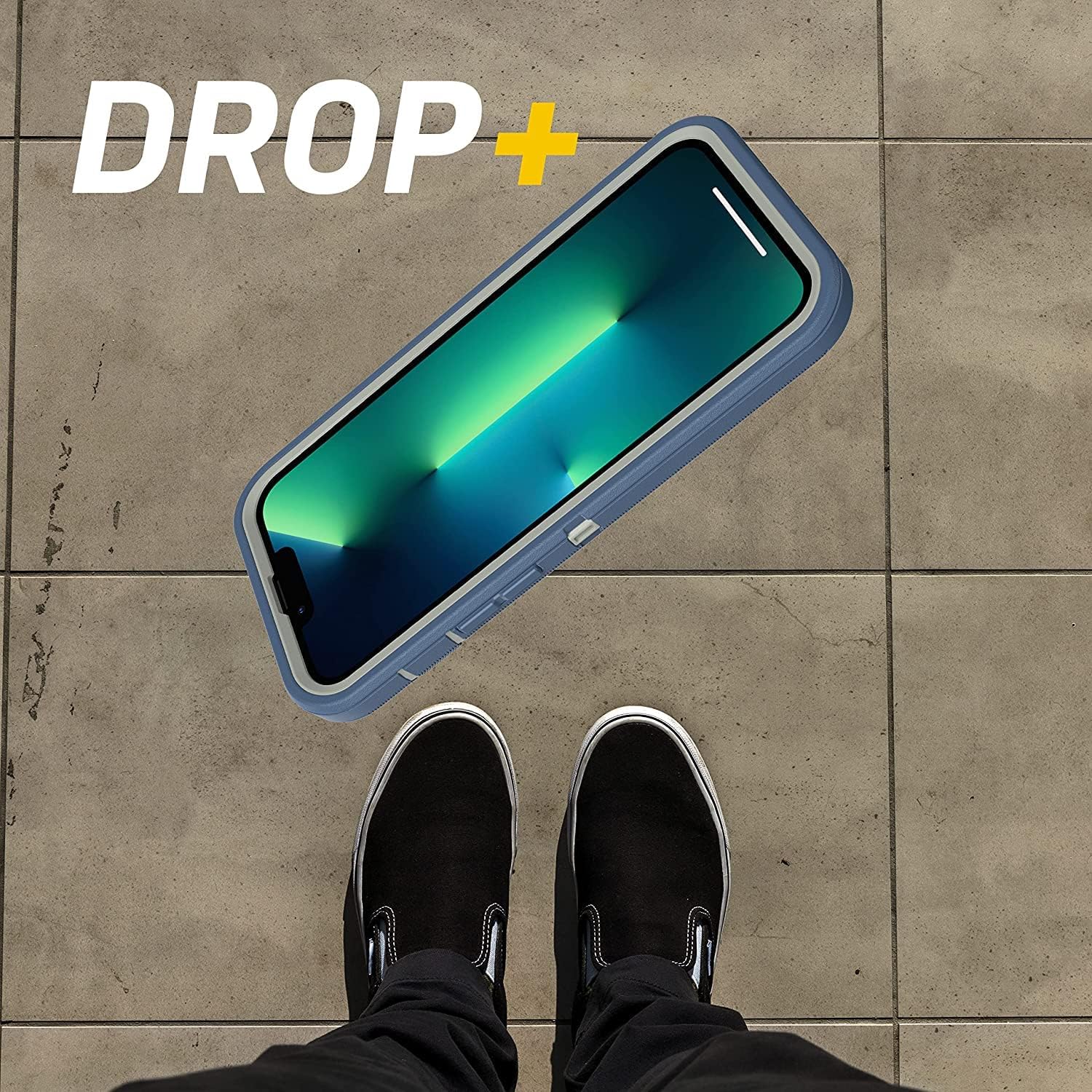 OtterBox Defender Series Screenless Edition Case for iPhone 13 Pro Max & iPhone 12 Pro Max (Only) - Holster Clip Included - Non-Retail Packaging - Fort Blue - Image 7