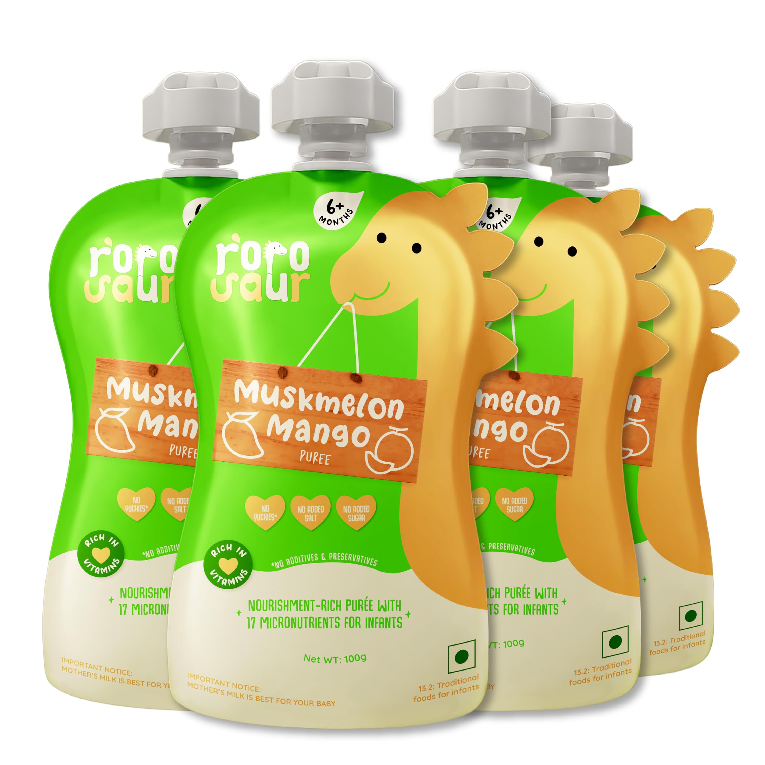 Rorosaur Muskmelon Mango Puree