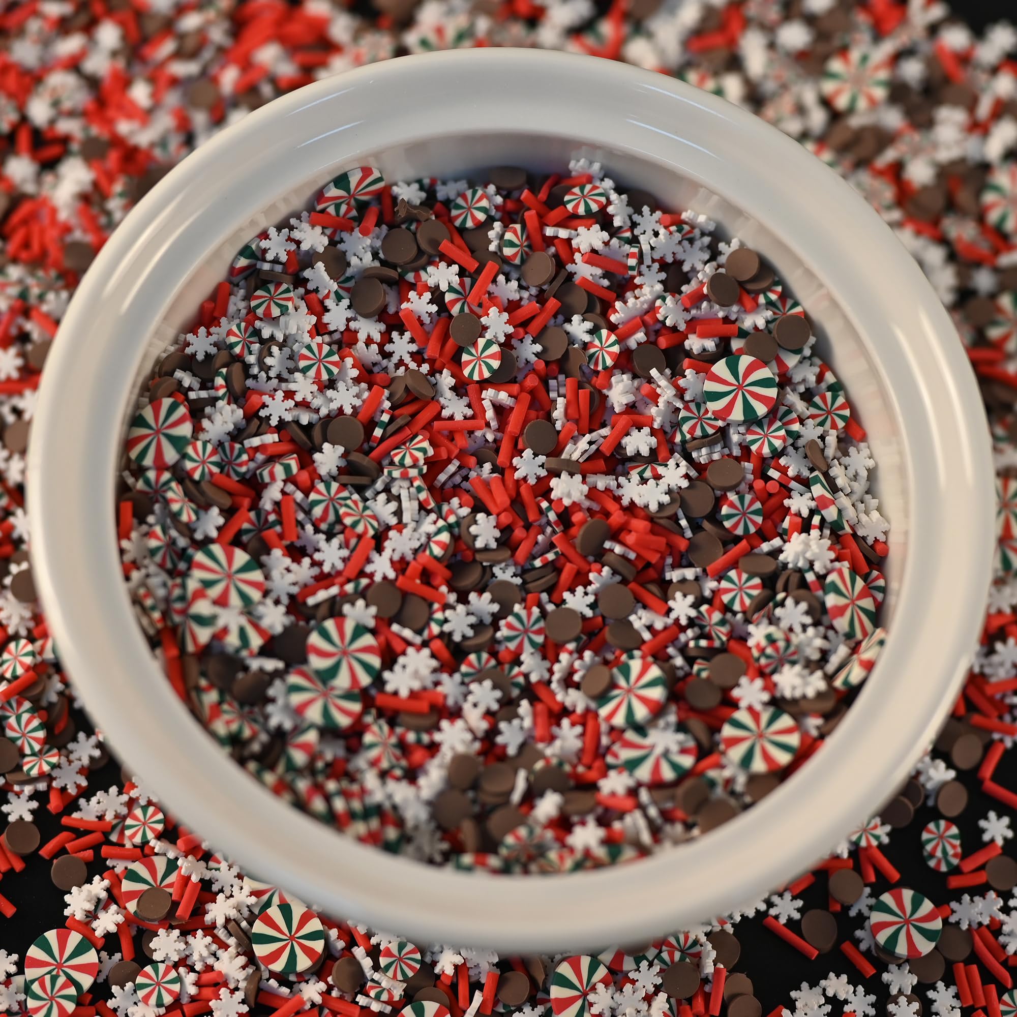Amazon.com: LIKETURE Fake Sprinkles 110g Fake Christmas Sprinkles Non ...
