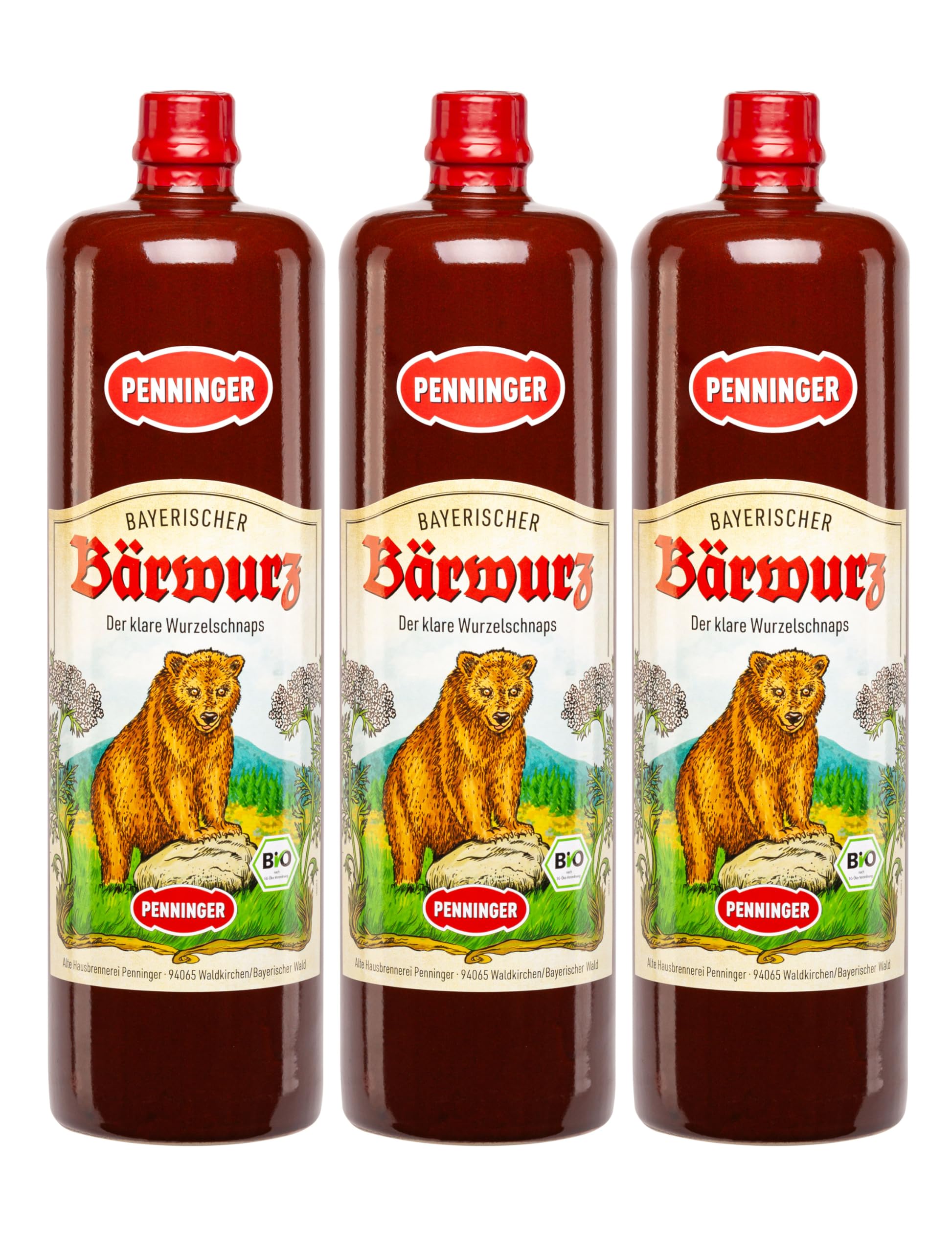 3 x Penninger Bayerwald-Bärwurz 1l