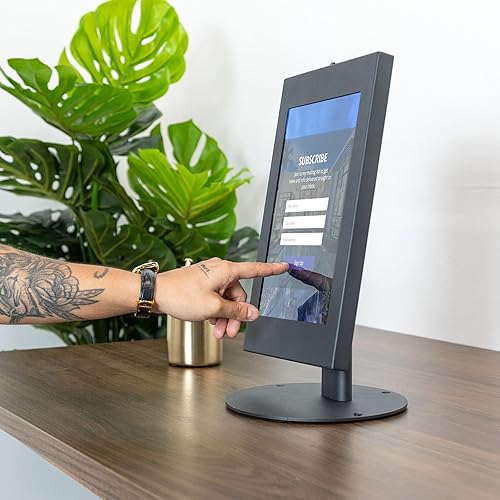 Miniatura 5 de Mount-It! Soporte de encimera de tableta con cerradura para Samsung Tab A9+, S9, S9 FE, S8, A8 - Soporte POS antirrobo, funda de seguridad