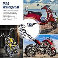 Vista 7 de Frienda 3 interruptores de faros delanteros de motocicleta, interruptor de palanca de manillar de 7/8 pulgadas, 22 mm, 12 V, botón de encendido