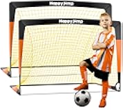 Soccer Goal 7'x5', 6.6‘x3.3', 5'x3.6', 4'x3', 3'x2.2' Soccer Net for Kids Backyard