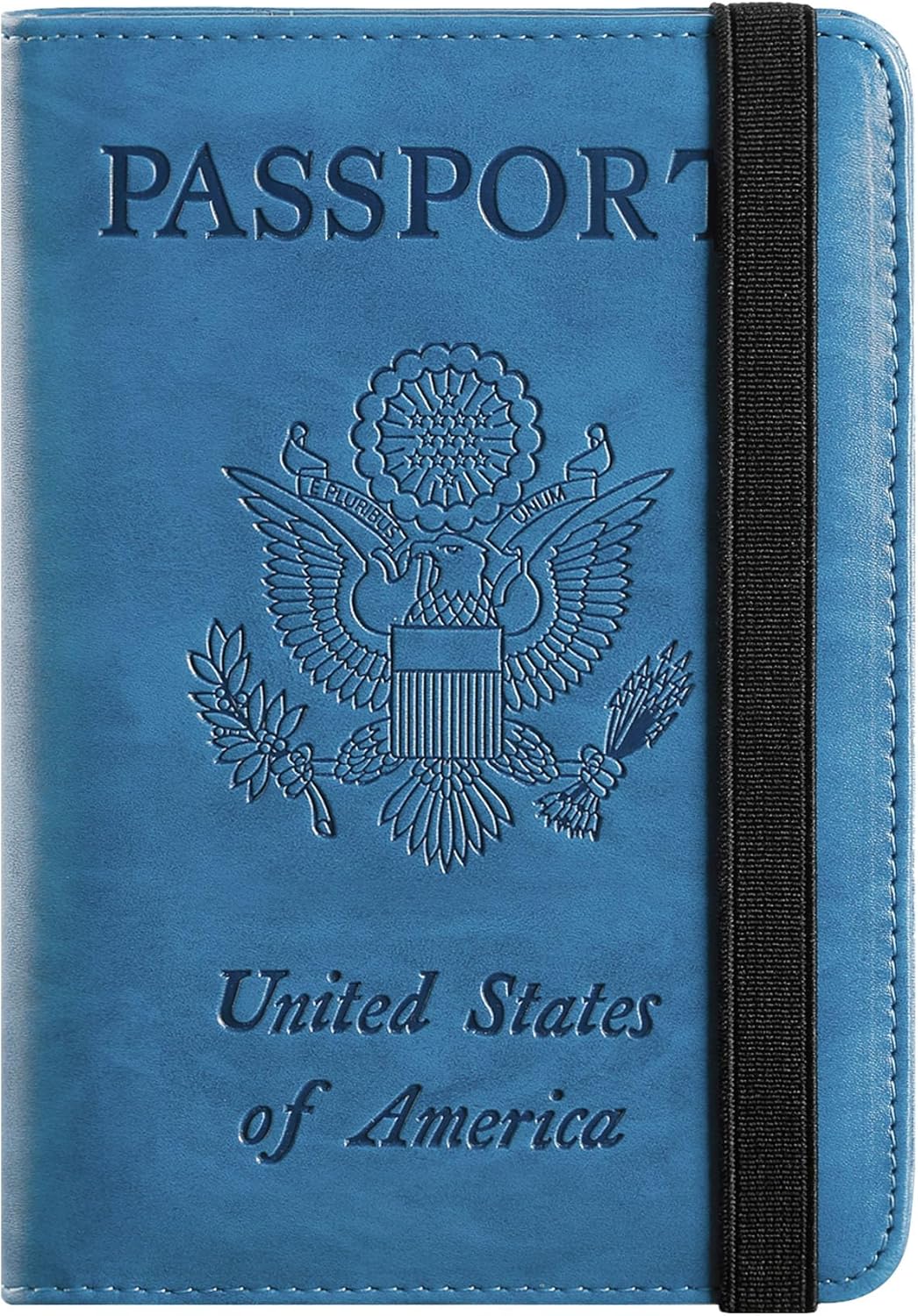 Passport Holder Cover Wallet Travel Essentials RFID Blocking Leather Card Case International Must Haves Travel Accessories for Women Men(101#Blue) Passport Holder Cover Wallet Travel Essentials RFID Blocking Leather Card Case International Must Haves Travel Accessories for Women Men(101#Blue)