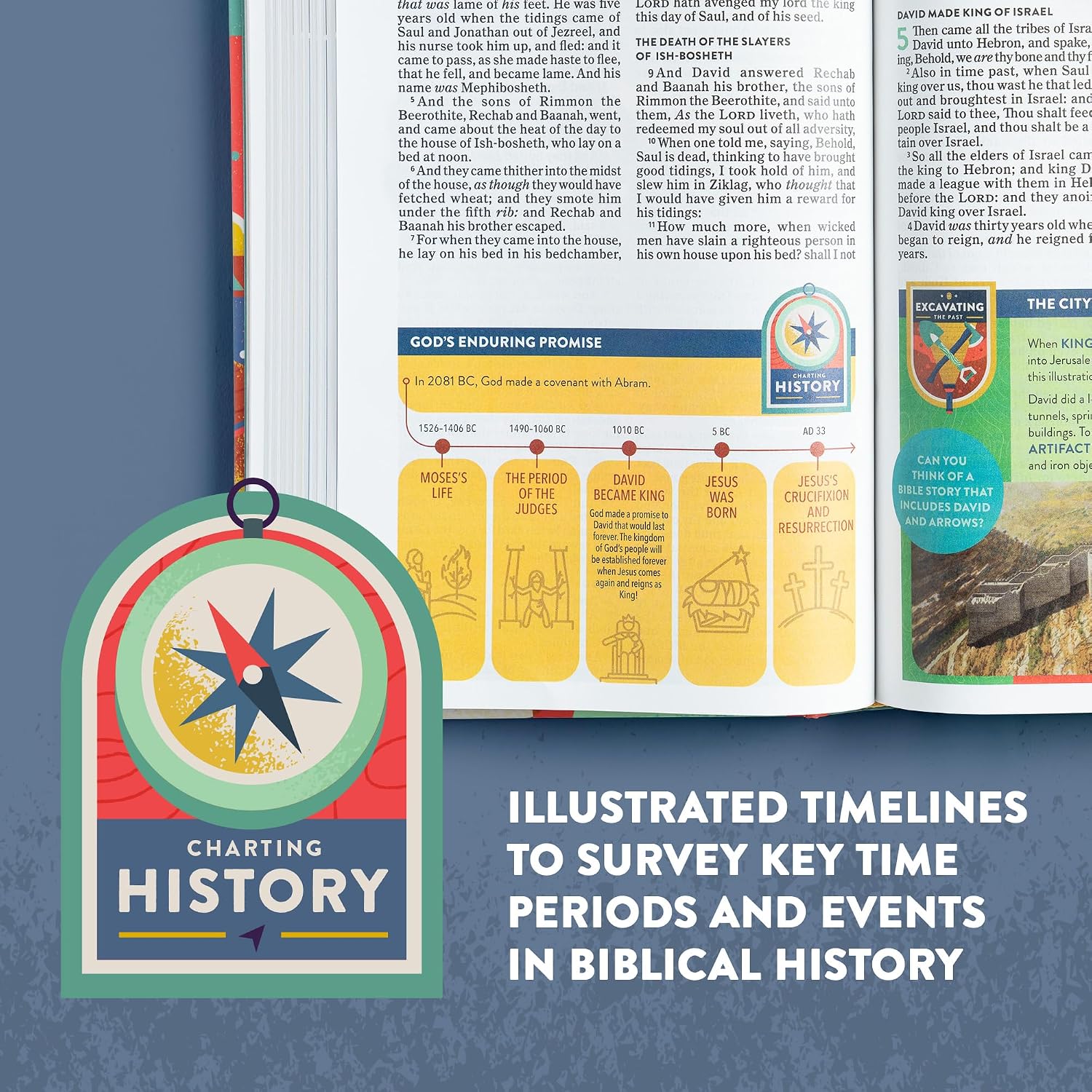 KJV Explorer Bible for Kids, Hardcover, Red Letter, Full-Color Design, Photos, Illustrations, Charts, Videos, Activities, Easy-to-Read Bible MCM Type